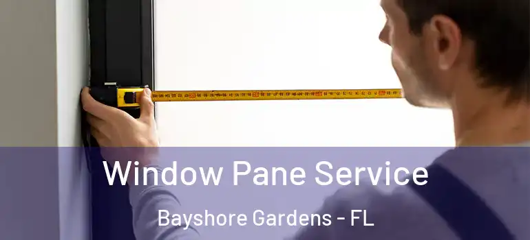  Window Pane Service Bayshore Gardens - FL